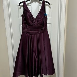 Satin Bridesmaids Dress